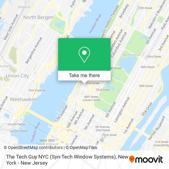 Mapa de The Tech Guy NYC (Syn-Tech Window Systems)