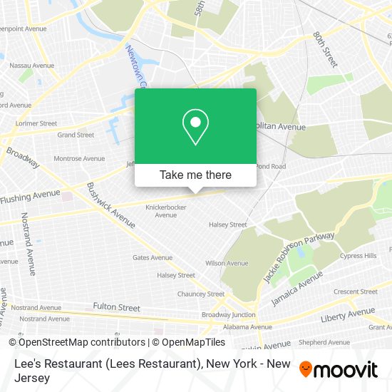 Mapa de Lee's Restaurant (Lees Restaurant)