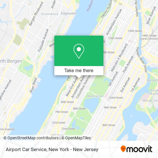 Airport Car Service map