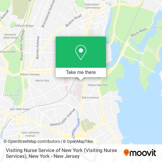 Visiting Nurse Service of New York (Visiting Nurse Services) map