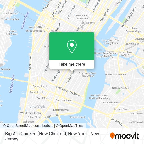 Big Arc Chicken (New Chicken) map