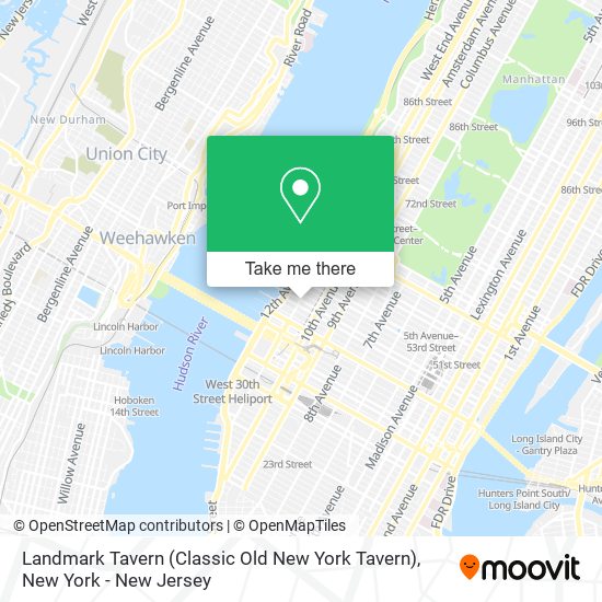 Landmark Tavern (Classic Old New York Tavern) map