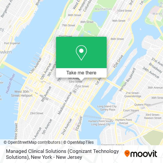 Mapa de Managed Clinical Solutions (Cognizant Technology Solutions)