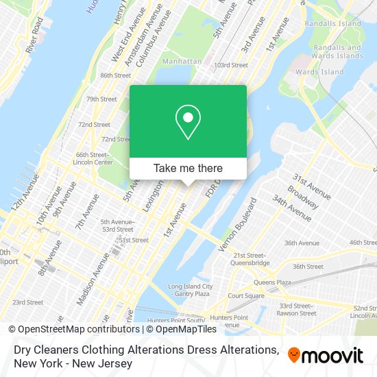 Dry Cleaners Clothing Alterations Dress Alterations map
