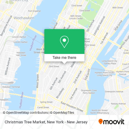 Mapa de Christmas Tree Market