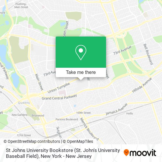 St Johns University Bookstore (St. John's University Baseball Field) map
