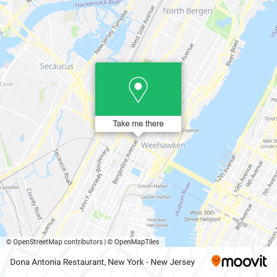 Dona Antonia Restaurant map