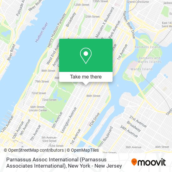 Parnassus Assoc International (Parnassus Associates International) map