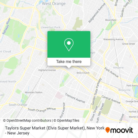 Mapa de Taylors Super Market (Elvis Super Market)