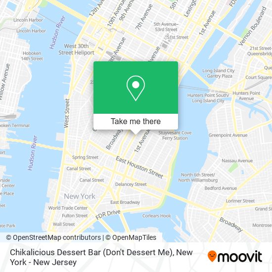 Mapa de Chikalicious Dessert Bar (Don't Dessert Me)