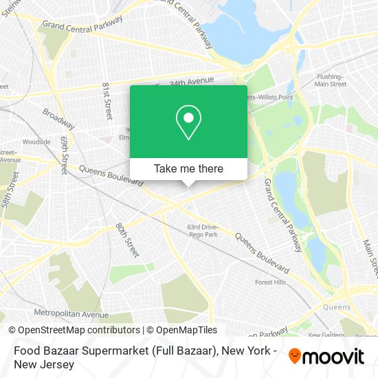 Mapa de Food Bazaar Supermarket (Full Bazaar)