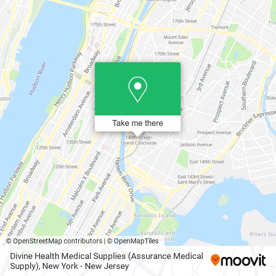 Mapa de Divine Health Medical Supplies (Assurance Medical Supply)
