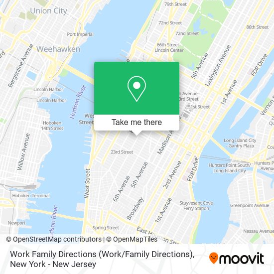 Work Family Directions map