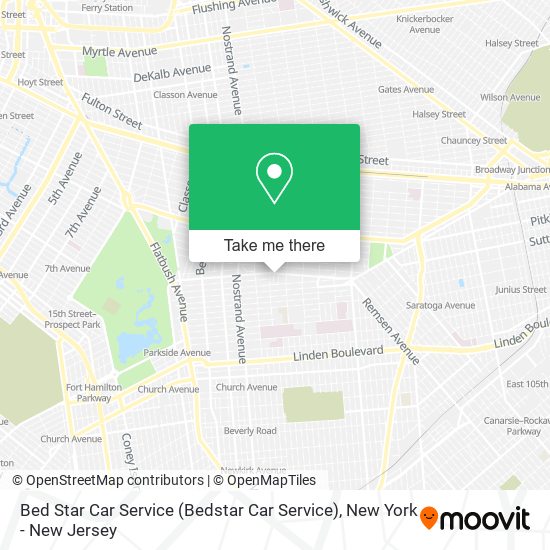 Bed Star Car Service (Bedstar Car Service) map