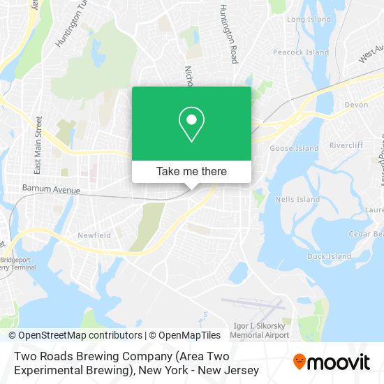 Two Roads Brewing Company (Area Two Experimental Brewing) map