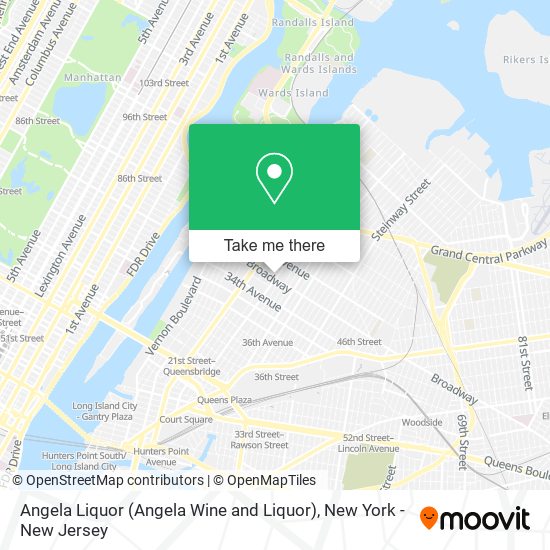 Mapa de Angela Liquor (Angela Wine and Liquor)