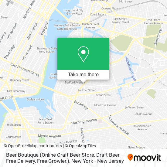 Mapa de Beer Boutique (Online Craft Beer Store, Draft Beer, Free Delivery, Free Growler.)