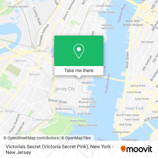 Victoria's Secret (Victoria Secret Pink) map