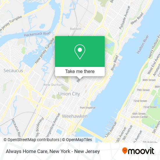Always Home Care map