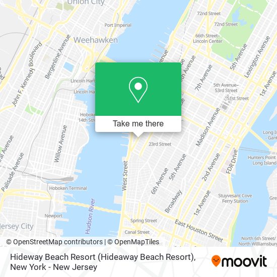 Hideway Beach Resort (Hideaway Beach Resort) map