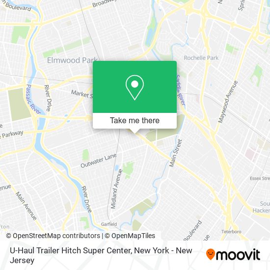 Mapa de U-Haul Trailer Hitch Super Center