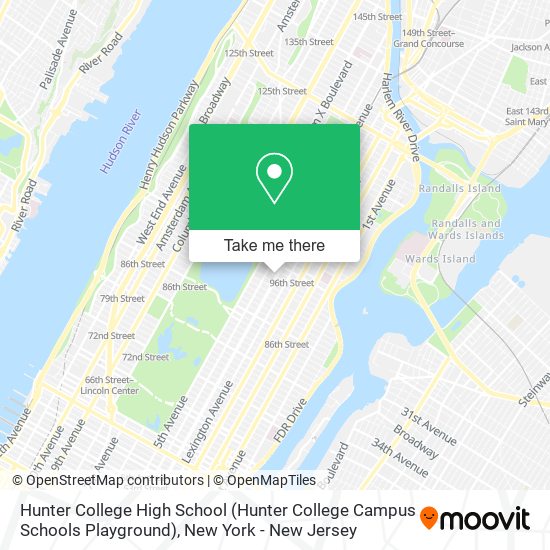 Hunter College High School (Hunter College Campus Schools Playground) map
