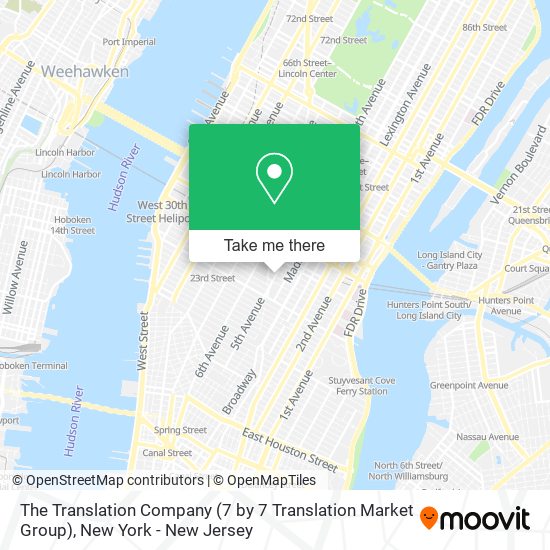 Mapa de The Translation Company (7 by 7 Translation Market Group)
