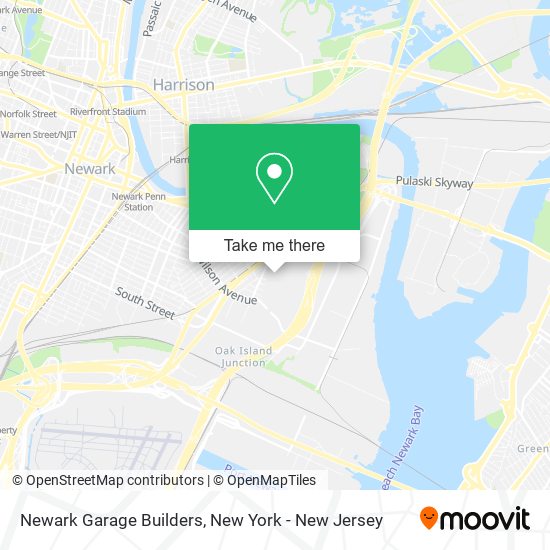 Mapa de Newark Garage Builders