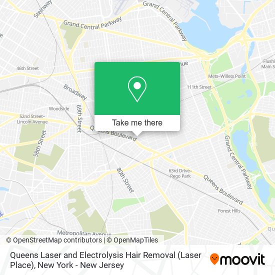 Queens Laser and Electrolysis Hair Removal (Laser Place) map