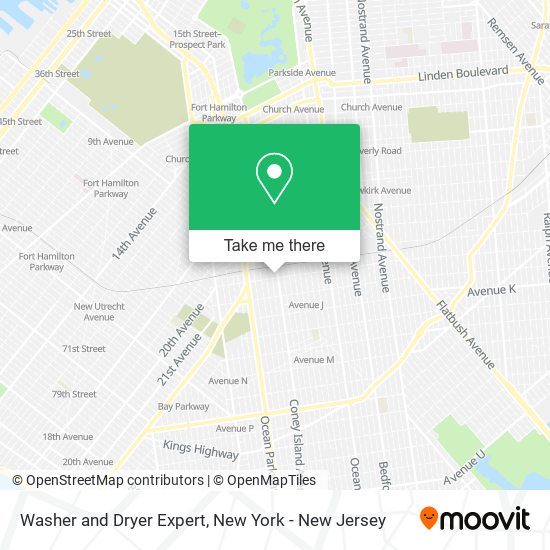 Washer and Dryer Expert map
