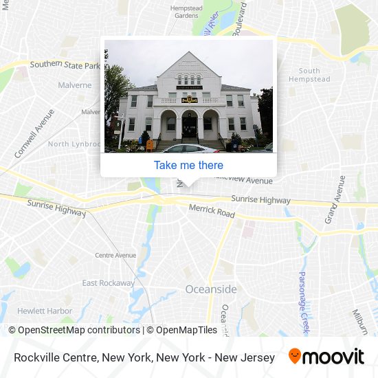 Rockville Centre, New York map