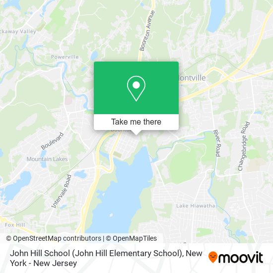 John Hill School map