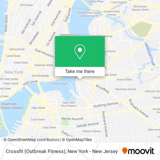 Mapa de Crossfit (Outbreak Fitness)