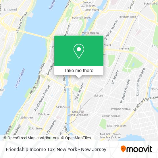 Friendship Income Tax map