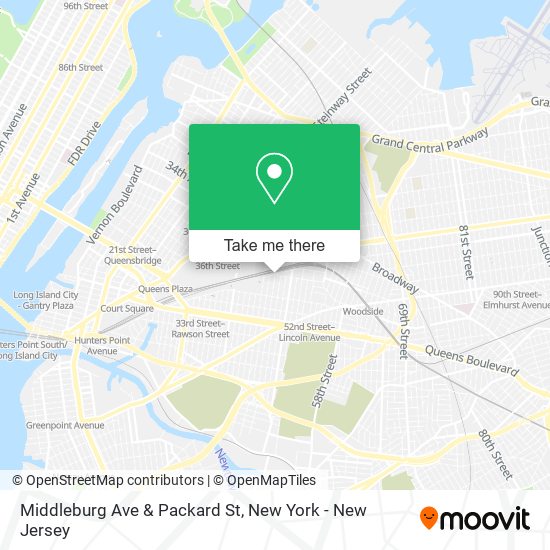 Mapa de Middleburg Ave & Packard St