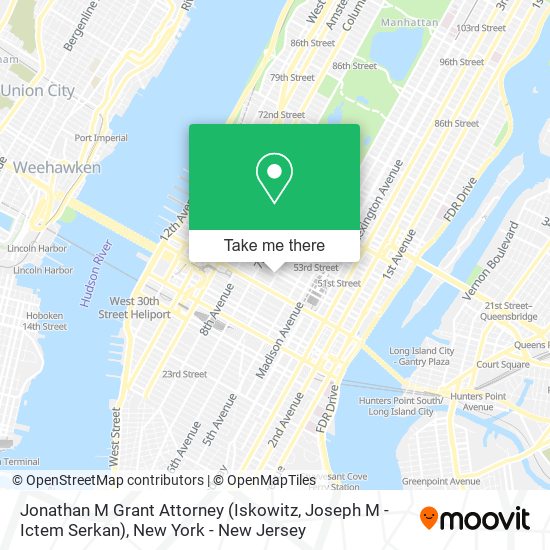 Jonathan M Grant Attorney (Iskowitz, Joseph M - Ictem Serkan) map