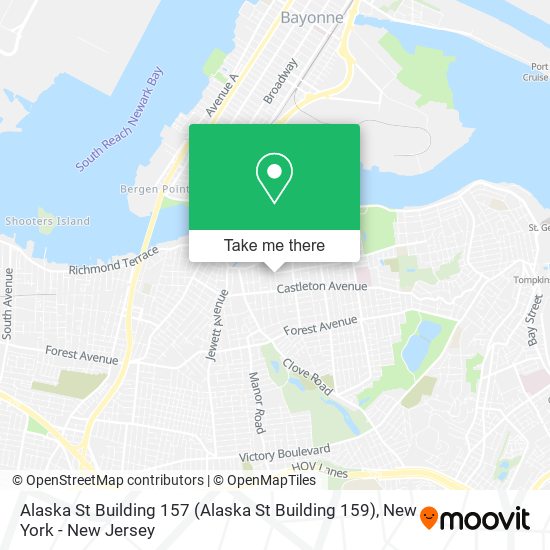 Alaska St Building 157 map