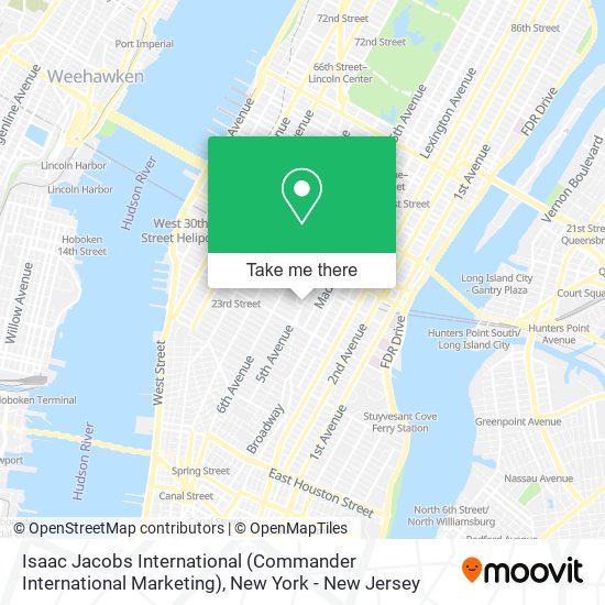 Isaac Jacobs International (Commander International Marketing) map