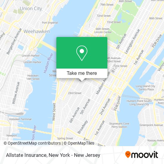 Mapa de Allstate Insurance