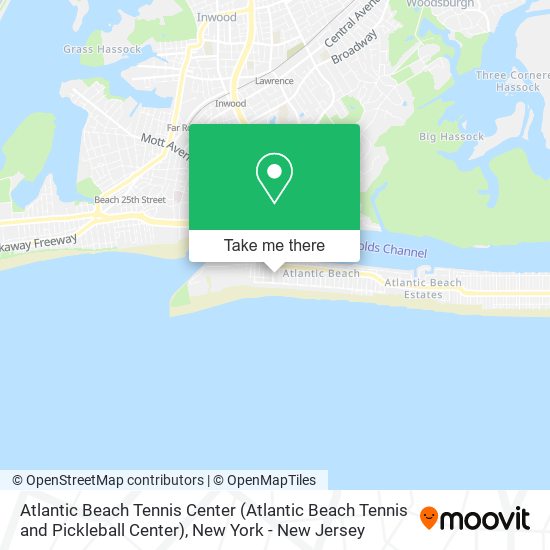 Mapa de Atlantic Beach Tennis Center (Atlantic Beach Tennis and Pickleball Center)