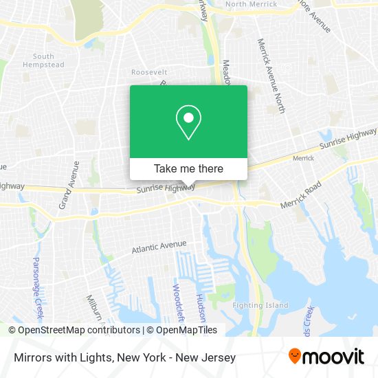 Mirrors with Lights map