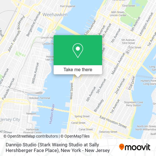 Mapa de Dannijo Studio (Stark Waxing Studio at Sally Hershberger Face Place)