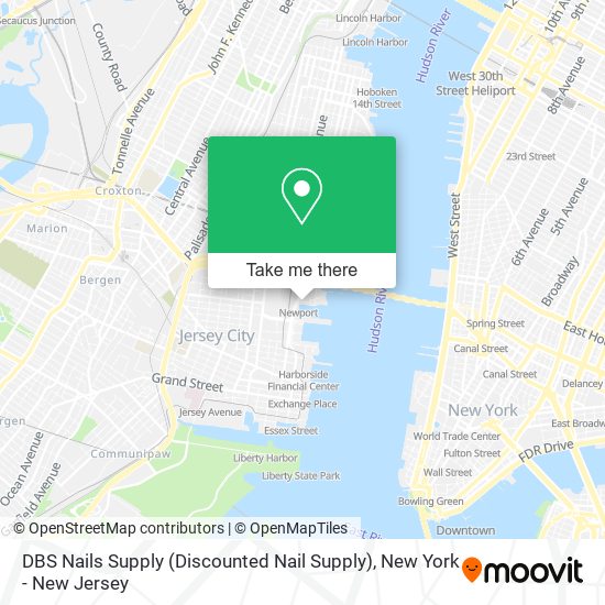 Mapa de DBS Nails Supply (Discounted Nail Supply)