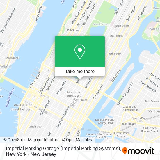 Mapa de Imperial Parking Garage (Imperial Parking Systems)