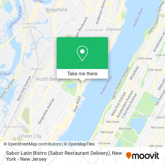 Sabor Latin Bistro (Sabor Restaurant Delivery) map