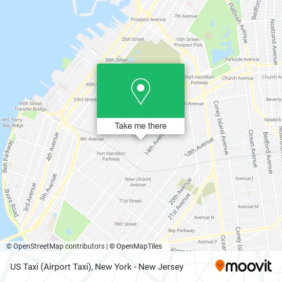 Mapa de US Taxi (Airport Taxi)