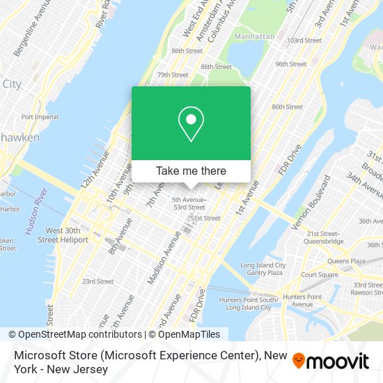 Mapa de Microsoft Store (Microsoft Experience Center)