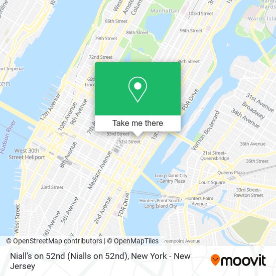 Mapa de Niall's on 52nd (Nialls on 52nd)