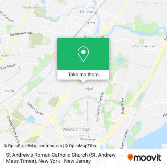 St Andrew's Roman Catholic Church (St. Andrew Mass Times) map