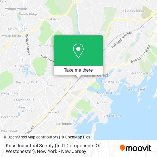 Mapa de Kass Industrial Supply (Ind'l Components Of Westchester)